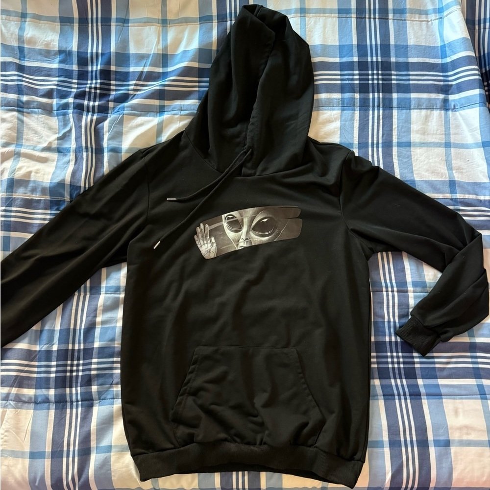 SHEIN Alien Hoodie Sz L